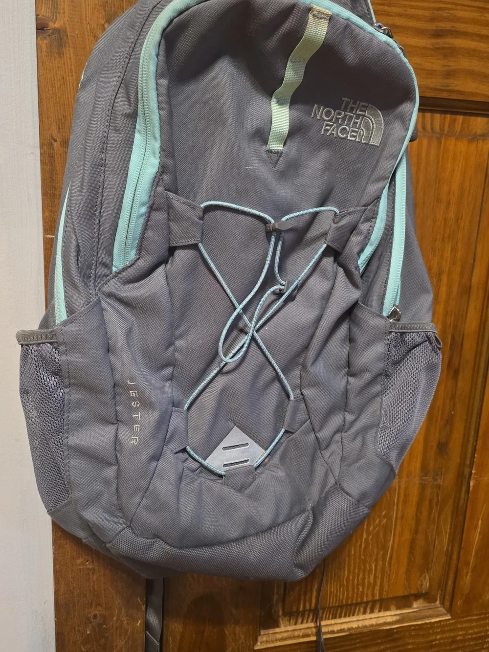 The North Face Women's Gray & Teal Jester Backpack